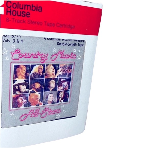 COLUMBIA HOUSE Country Music all stars 8 Track music tape vintage - Picture 1 of 4